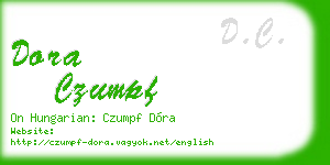 dora czumpf business card
